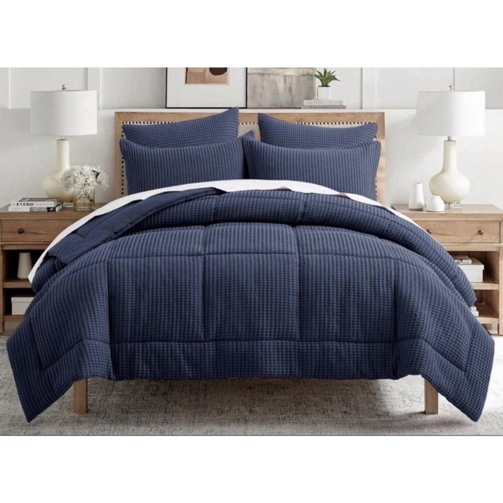 Levtex Home 2PC TWIN Mills Waffle Comforter Set